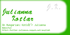 julianna kotlar business card